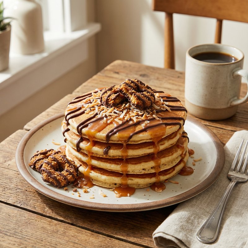 Samoa-Inspired Protein Pancakes